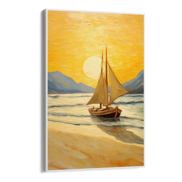Quadro Stampa su Tela Serenità al tramonto - CupidoDesign