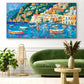 Quadro Stampa su Tela Sfumature di Positano - CupidoDesign