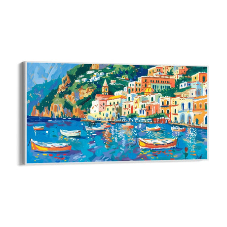 Quadro Stampa su Tela Sfumature di Positano - CupidoDesign