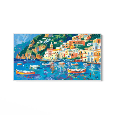 Quadro Stampa su Tela Sfumature di Positano - CupidoDesign