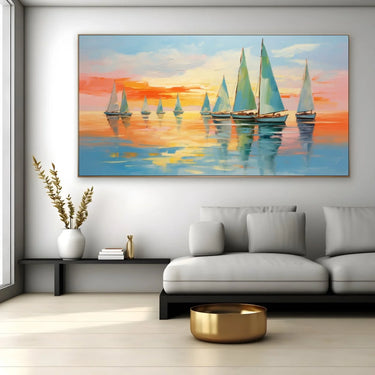 Quadro Stampa su Tela Sfumature al Tramonto - CupidoDesign