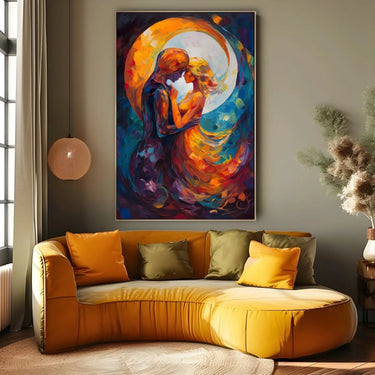 Quadro Stampa su Tela Sfumature d'Amore - CupidoDesign
