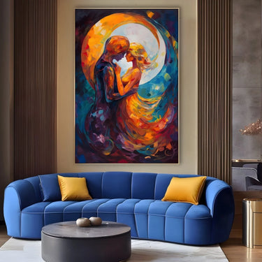 Quadro Stampa su Tela Sfumature d'Amore - CupidoDesign