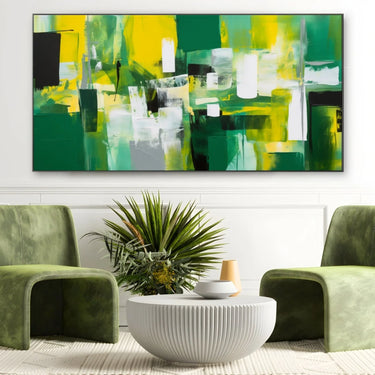 Quadro Stampa su Tela Sfumature Verdi - CupidoDesign