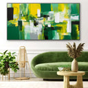 Quadro Stampa su Tela Sfumature Verdi - CupidoDesign