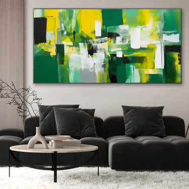 Quadro Stampa su Tela Sfumature Verdi - CupidoDesign