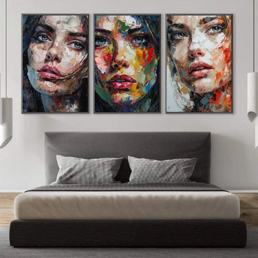 Quadro Stampa su Tela Sguardi intensi - CupidoDesign