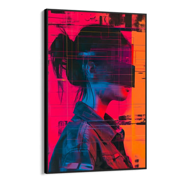 Quadro Stampa su Tela Sguardi nascosti - CupidoDesign