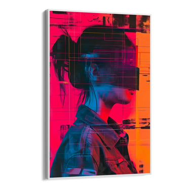 Quadro Stampa su Tela Sguardi nascosti - CupidoDesign