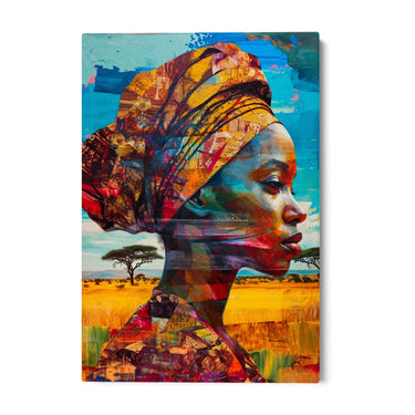 Quadro Stampa su Tela Sguardo Africano - CupidoDesign