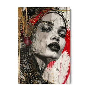 Quadro Stampa su Tela Sguardo Avvolgente - CupidoDesign