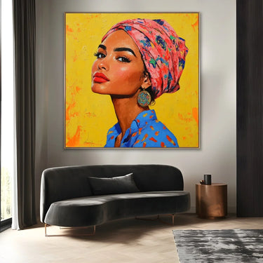 Quadro Stampa su Tela Sguardo del destino - CupidoDesign
