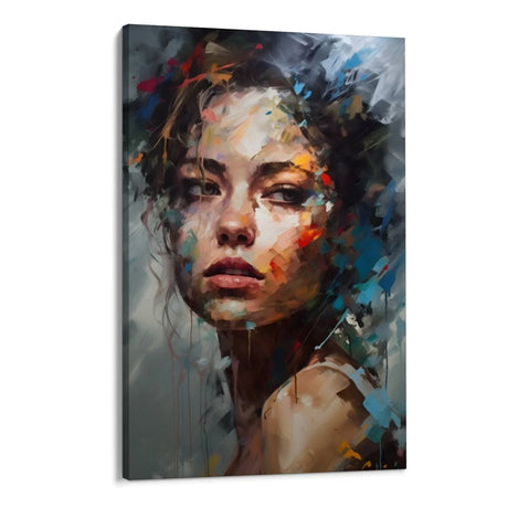 Quadro Stampa su Tela Sguardo Femminile - CupidoDesign