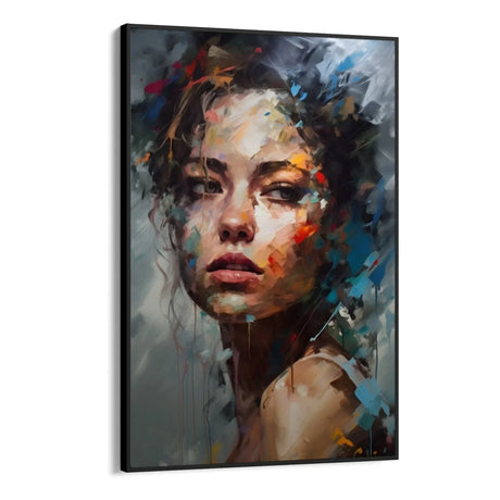 Quadro Stampa su Tela Sguardo Femminile - CupidoDesign