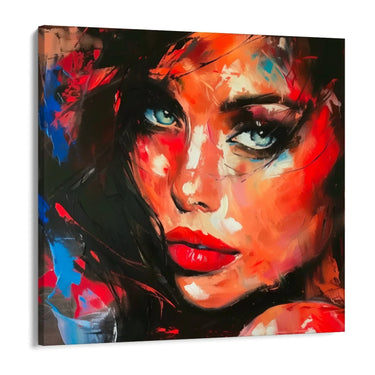 Quadro Stampa su Tela Sguardo Innocente - CupidoDesign