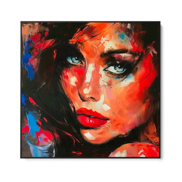 Quadro Stampa su Tela Sguardo Innocente - CupidoDesign