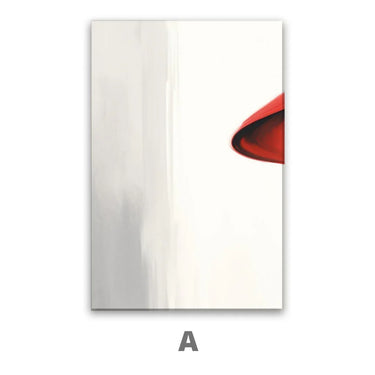 Quadro Stampa su Tela Sguardo Scarlatto - CupidoDesign