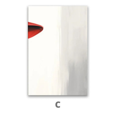 Quadro Stampa su Tela Sguardo Scarlatto - CupidoDesign