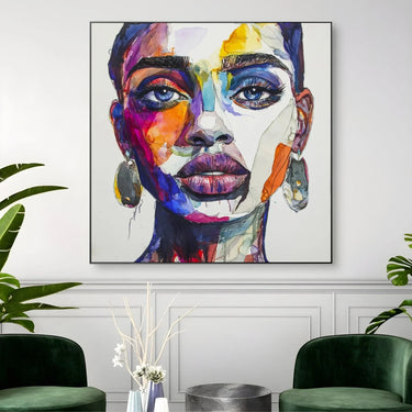 Quadro Stampa su Tela Sguardo senza confini - CupidoDesign