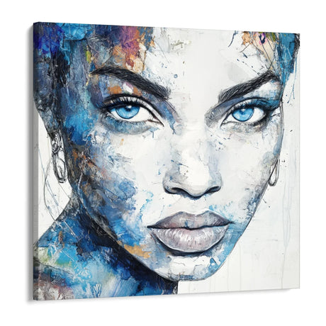 Quadro Stampa su Tela Sguardo Unico - CupidoDesign