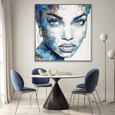 Quadro Stampa su Tela Sguardo Unico - CupidoDesign