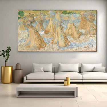 Quadro Stampa su Tela Sheaves of Wheat, Vincent Van Gogh - CupidoDesign