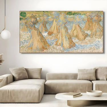 Quadro Stampa su Tela Sheaves of Wheat, Vincent Van Gogh - CupidoDesign