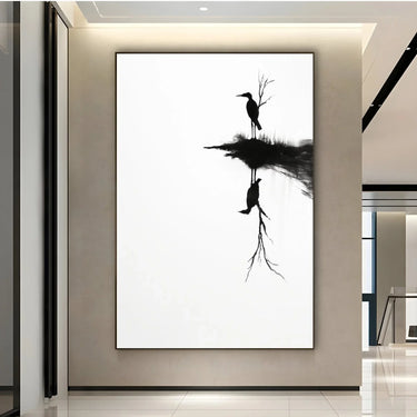 Quadro Stampa su Tela Silenzio Astratto - CupidoDesign