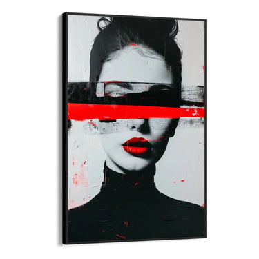 Quadro Stampa su Tela Silenzio degli Occhi - CupidoDesign