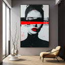Quadro Stampa su Tela Silenzio degli Occhi - CupidoDesign