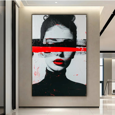Quadro Stampa su Tela Silenzio degli Occhi - CupidoDesign