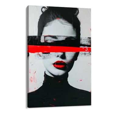 Quadro Stampa su Tela Silenzio degli Occhi - CupidoDesign