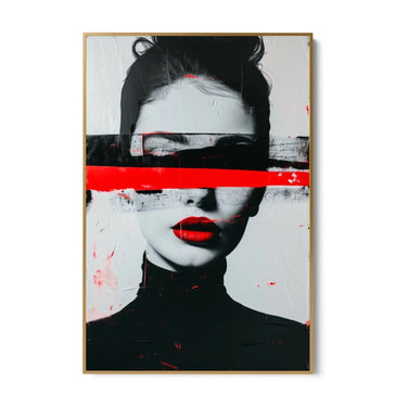 Quadro Stampa su Tela Silenzio degli Occhi - CupidoDesign