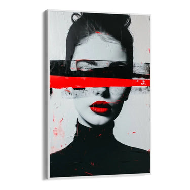 Quadro Stampa su Tela Silenzio degli Occhi - CupidoDesign