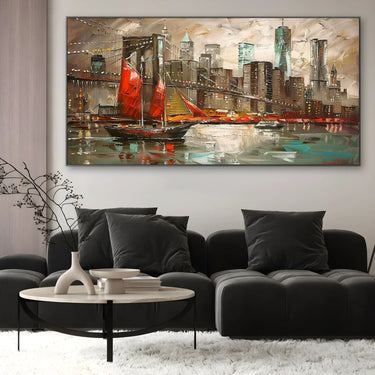 Quadro Stampa su Tela Silenzio del mare - CupidoDesign