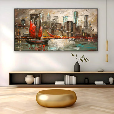 Quadro Stampa su Tela Silenzio del mare - CupidoDesign