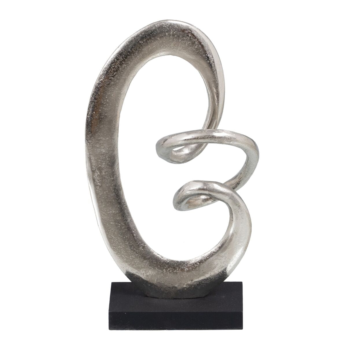 Silver curve 18,5 x 8 x 34 cm