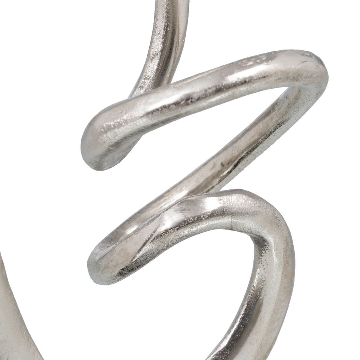 Silver curve 18,5 x 8 x 34 cm