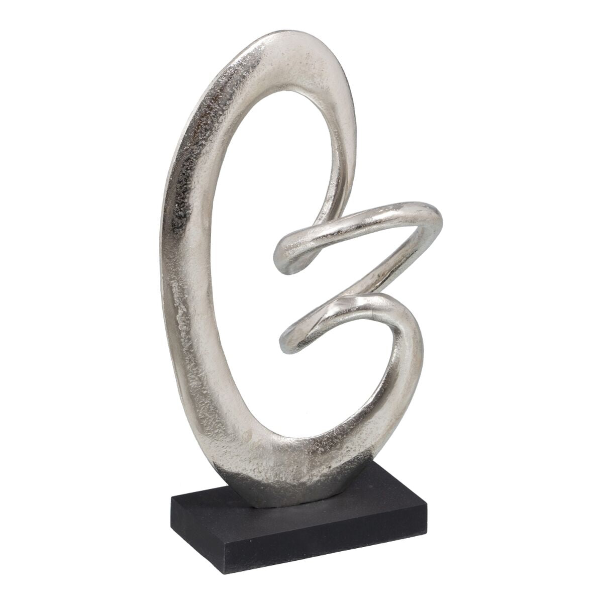 Silver curve 18,5 x 8 x 34 cm