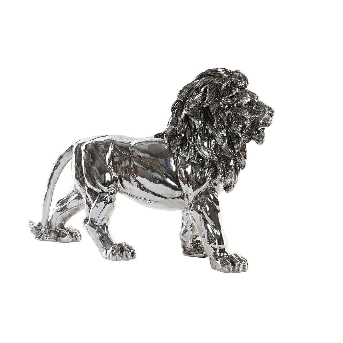 Silver Lion 55,5 x 17,5 x 38,5 cm