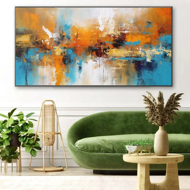 Quadro Stampa su Tela Sinfonia Cromatica - CupidoDesign