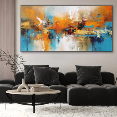 Quadro Stampa su Tela Sinfonia Cromatica - CupidoDesign