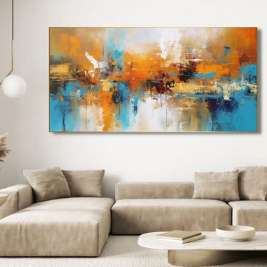 Quadro Stampa su Tela Sinfonia Cromatica - CupidoDesign