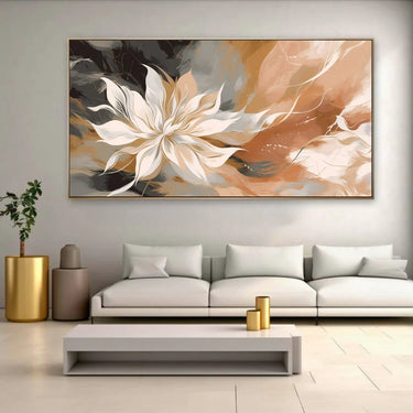 Quadro Stampa su Tela Sinfonia di Bianco - CupidoDesign