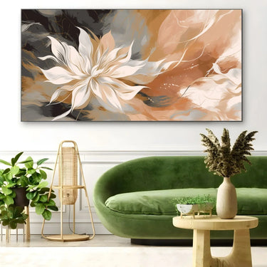 Quadro Stampa su Tela Sinfonia di Bianco - CupidoDesign