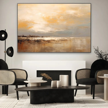 Quadro Stampa su Tela Sinfonia dorata - CupidoDesign