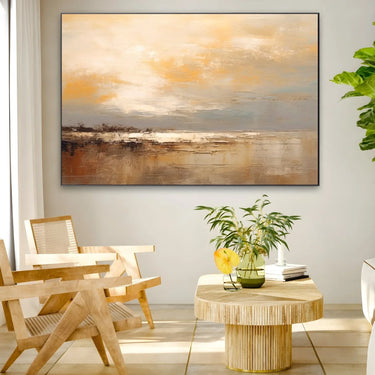 Quadro Stampa su Tela Sinfonia dorata - CupidoDesign