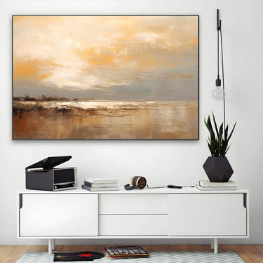 Quadro Stampa su Tela Sinfonia dorata - CupidoDesign