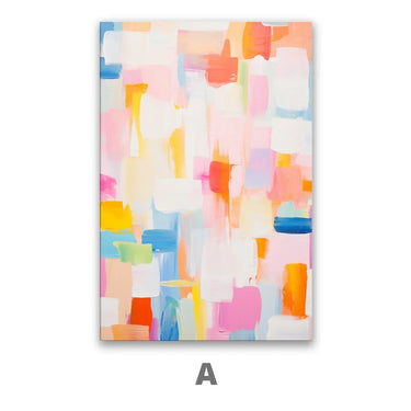 Quadro Stampa su Tela Sinfonia pastello - CupidoDesign
