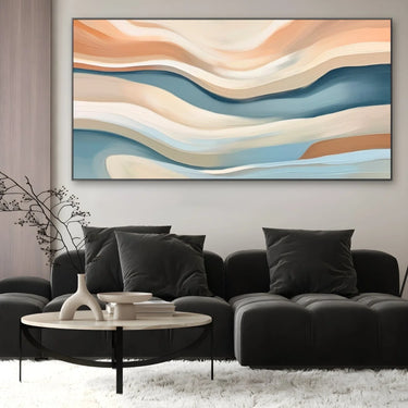 Quadro Stampa su Tela Sinfonia Terrosa - CupidoDesign